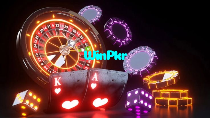 WinPkr casino presented on mobile device in Pakistan with slots and live games
